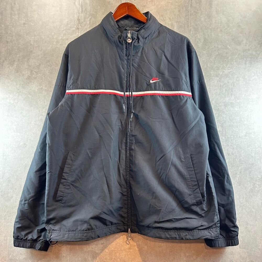 Nike Men's Black and Grey Jacket